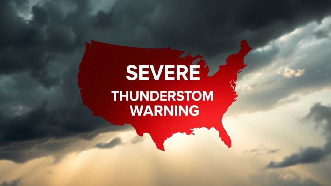 Severe Thunderstorm Warning issued for parts of Texas