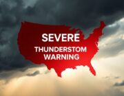 Severe Thunderstorm Warning issued for parts of Texas
