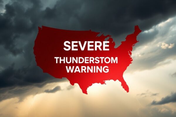 Severe Thunderstorm Warning issued for parts of Texas