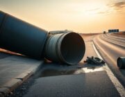 El Paso Gateway West Roadway Shut Down Due to Culvert Displacement