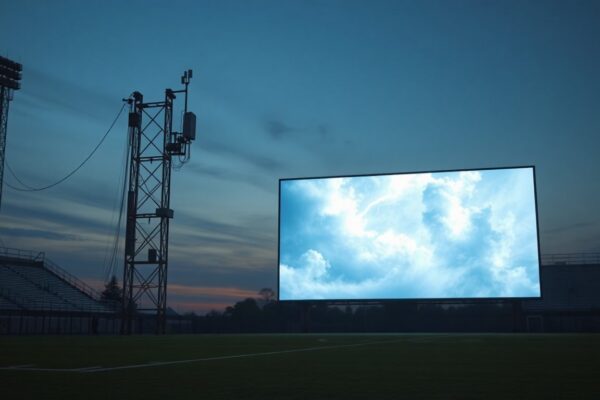 Ensuring safety at outdoor sports events during storms