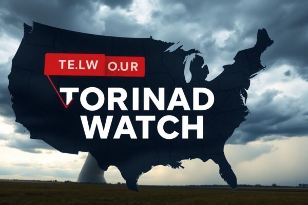 Extreme Tornado Watch issued for parts of Texas
