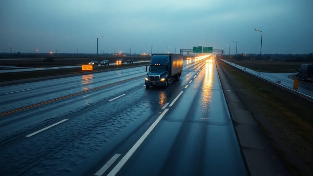 Justin Louviere's Close Call on Flooded Interstate 35 in Waco