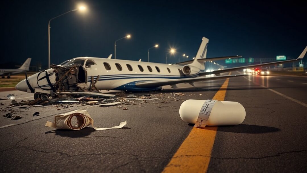 Private Jet Crash in Laredo Leaves One Dead, Five Injured