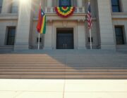 San Antonio hoists Pride banner at City Hall to mark community and heritage