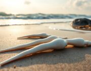 Unveiling the mysterious egg casings of lightning whelks along Texas coasts
