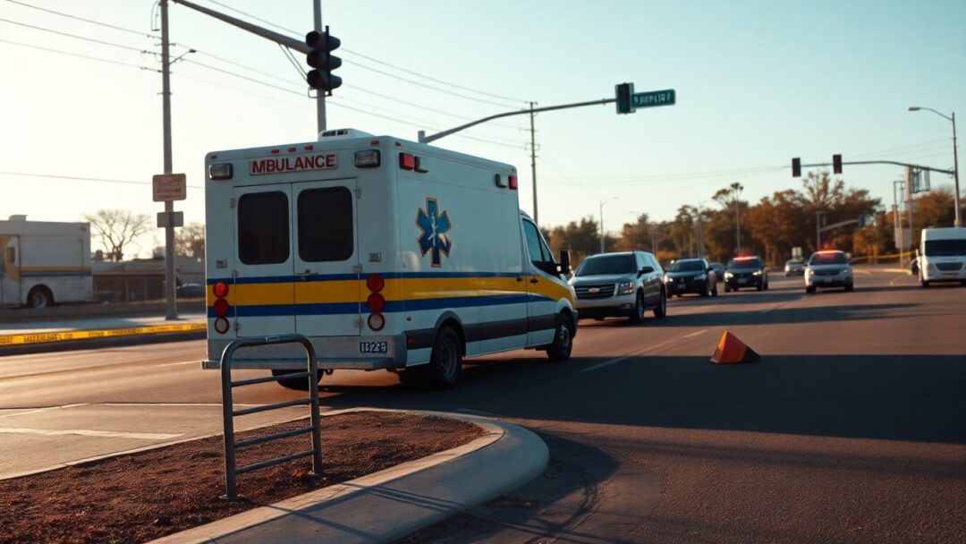 Ambulance theft in Harris County: Suspect taken into custody after brief chase