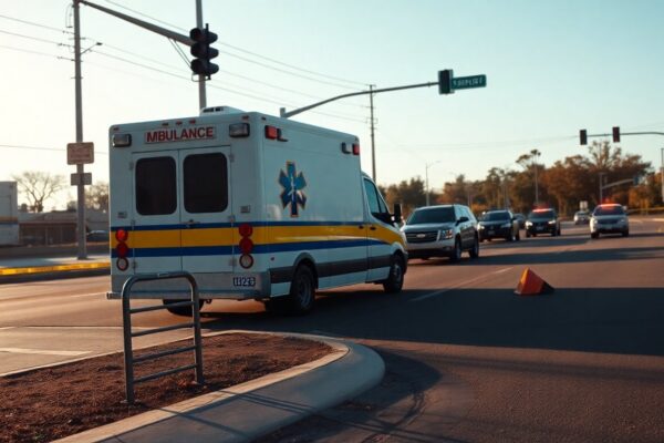 Ambulance theft in Harris County: Suspect taken into custody after brief chase