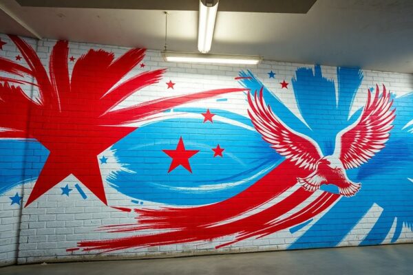 Boys and Girls Clubs of Greater Houston create massive mural for America 250