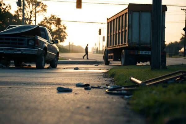 Deadly crash involving pickup truck and dump truck in Houston area