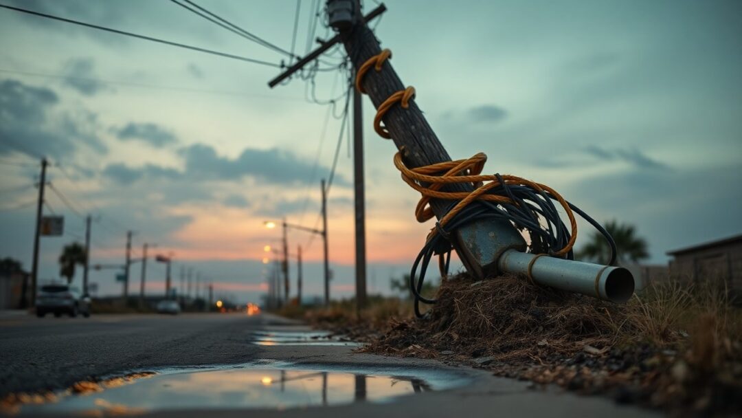 Storm damage and outage verification in Texas
