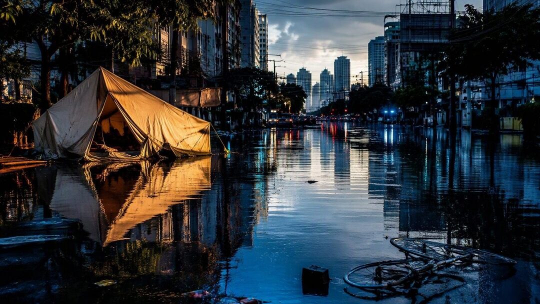 Bangkok floods force thousands into shelters as rain eases
