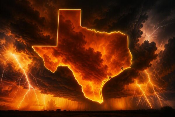Severe Thunderstorm Warning for Texas