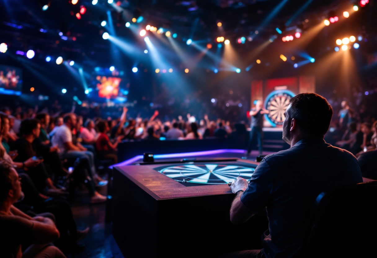 Rob Cross viert zijn overwinning op het TOTO Dutch Darts Masters