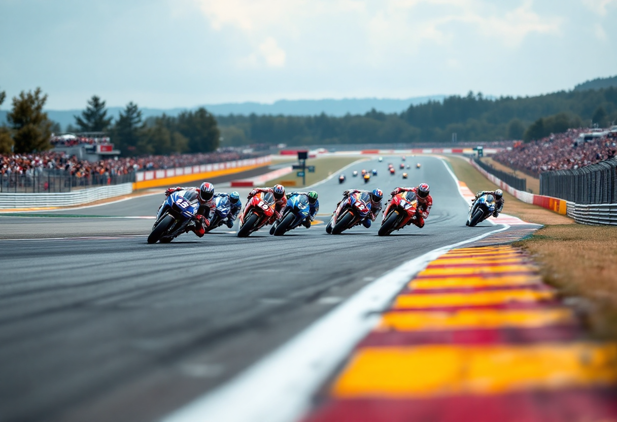 Marc Marquez viert zijn overwinning in de MotoGP sprintrace