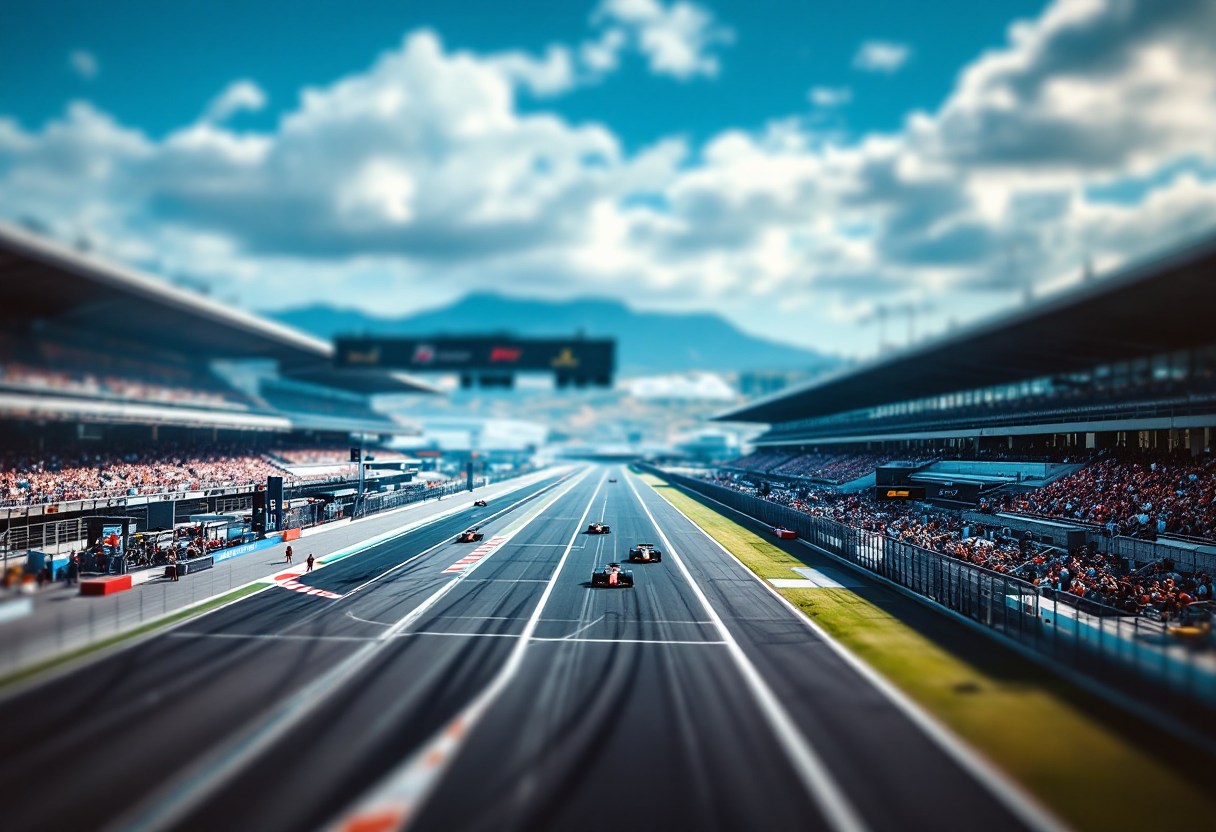 McLaren auto in actie tijdens de Formule 1-race