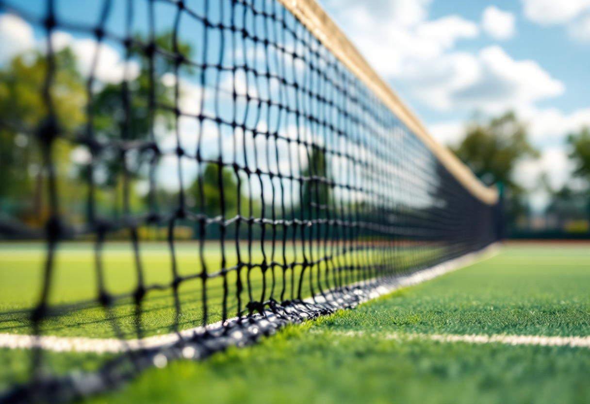 Nederlandse tennissters in actie tegen Groot-Brittannië