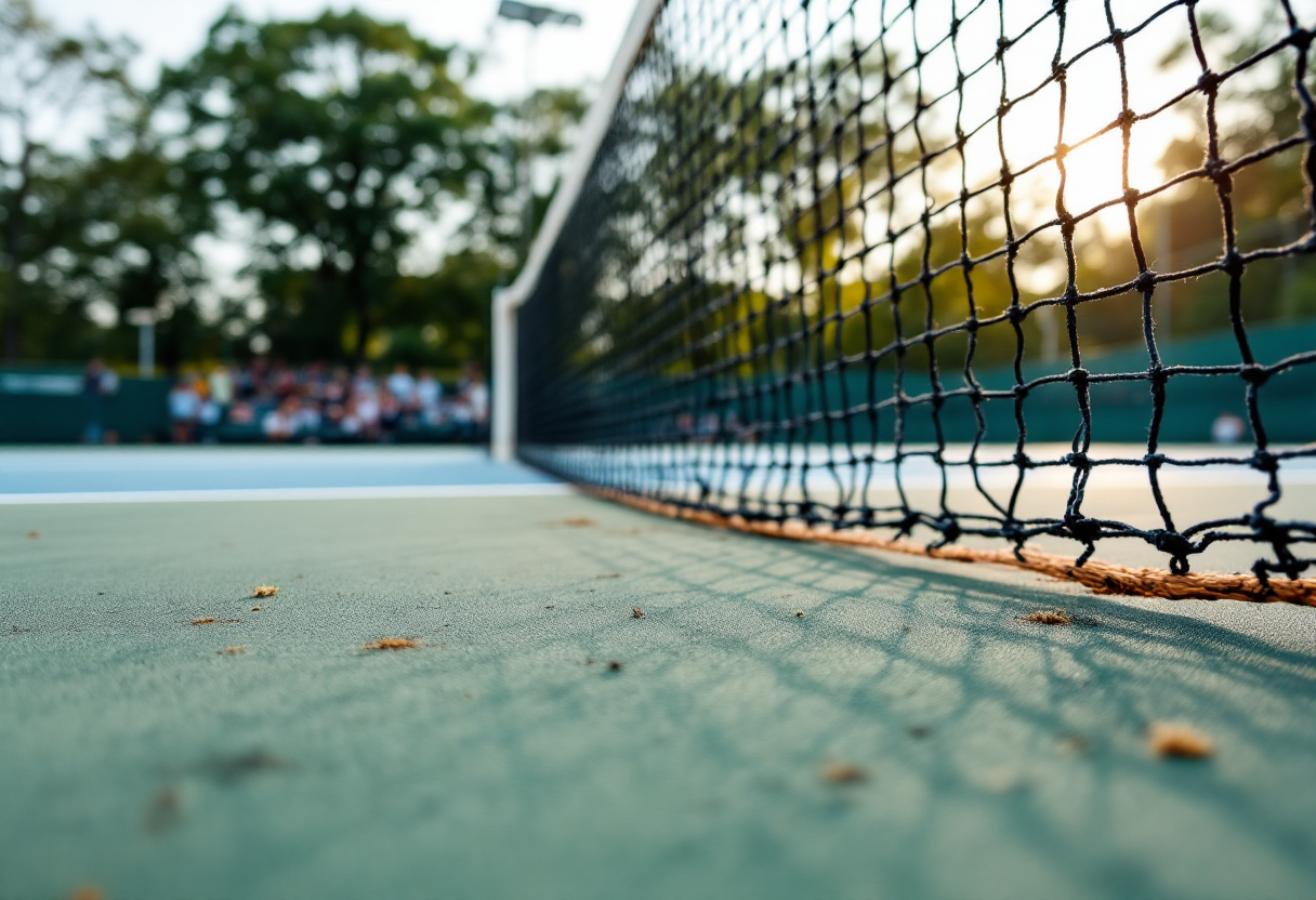 Tallon Griekspoor tijdens een tenniswedstrijd