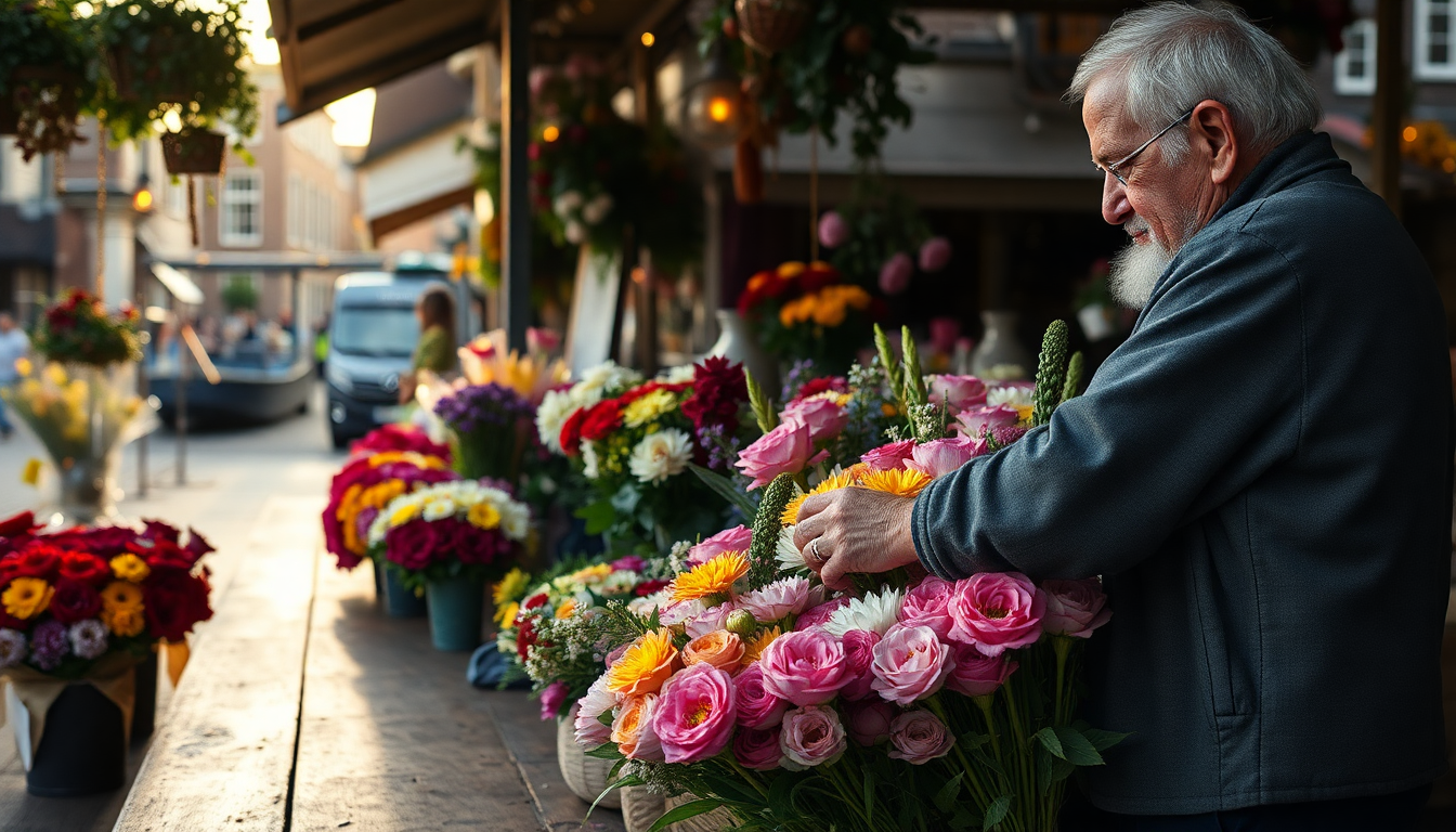 Oudste bloemenverkoper van Amsterdam sluit zijn kraam