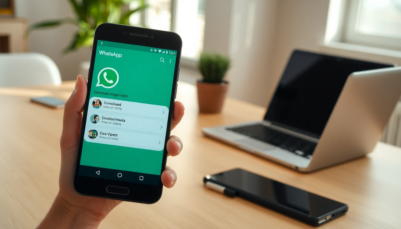 WhatsApp Voor Android Introduceert Nieuwe Downloadopties voor Media