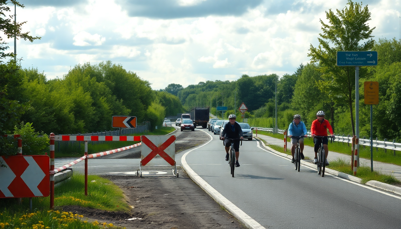 Verschillende nieuwsitems uit Nederland: van verkeersproblemen tot gezondheidscampagnes