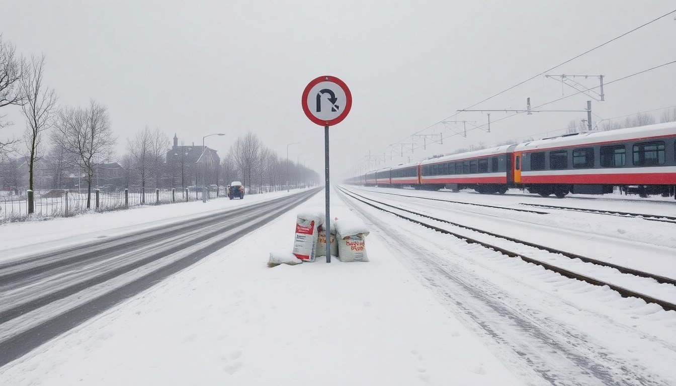 Sneeuw en zout: een groeiende crisis in Nederland