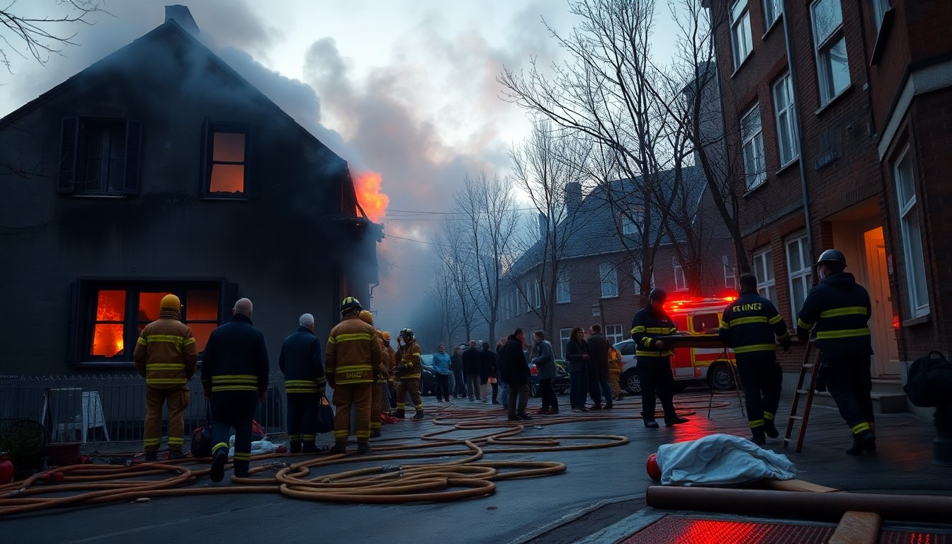 Hevige woningbrand in Den Haag: vijf bewoners met klachten naar ziekenhuis na zware rookontwikkeling