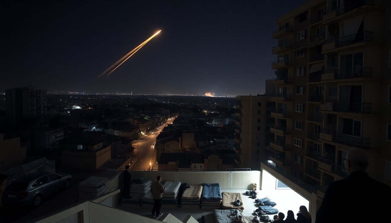 Tel Aviv onder vuur: Iran vuurt tientallen raketten en veroorzaakt schade en slachtoffers