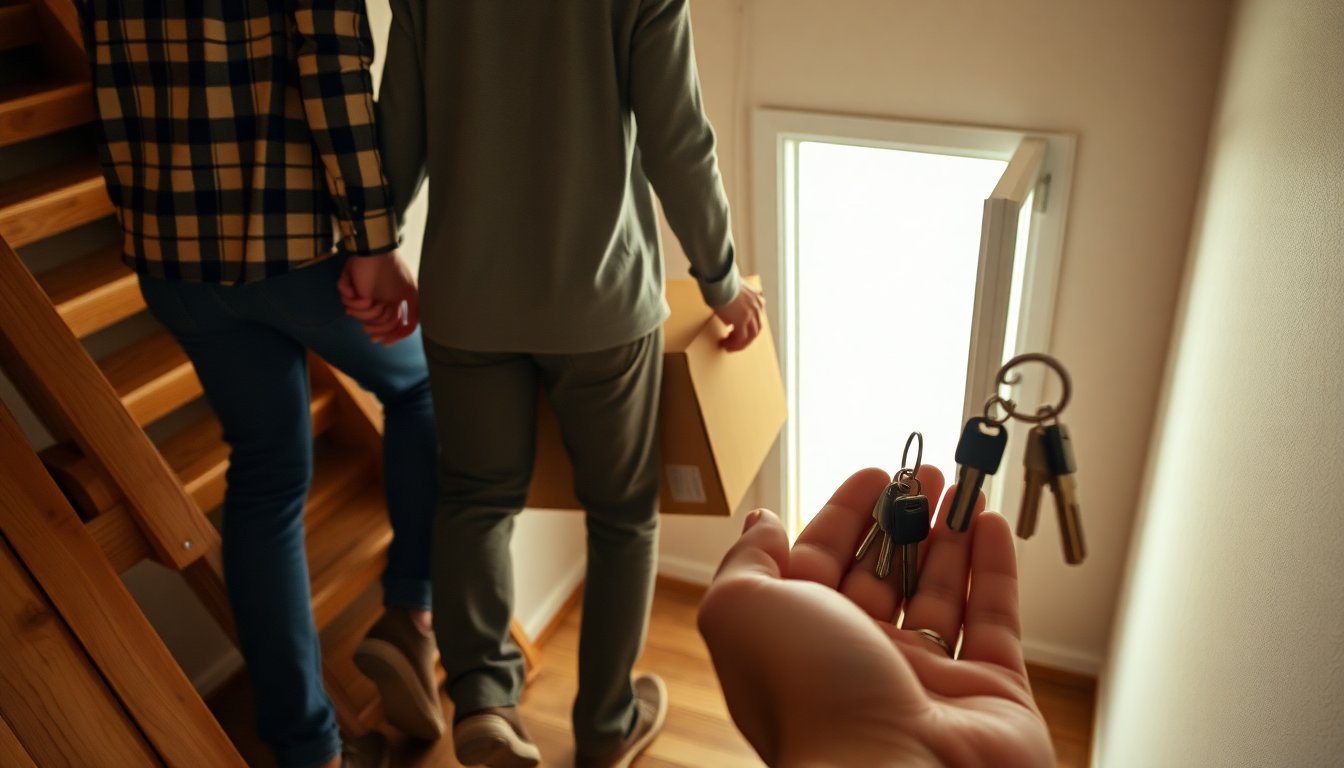 Verloofden Chantal en Ruben verlaten zolder na snelle aankoop in Kopen zonder kijken