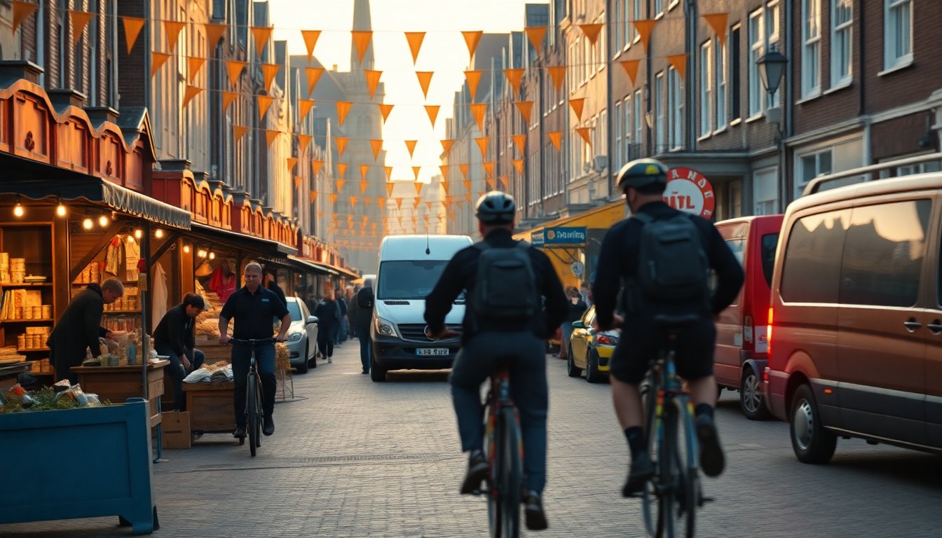 Koningsdag: vrijmarkten vroeg begonnen, veiligheidsmaatregelen en Dokkum centraal