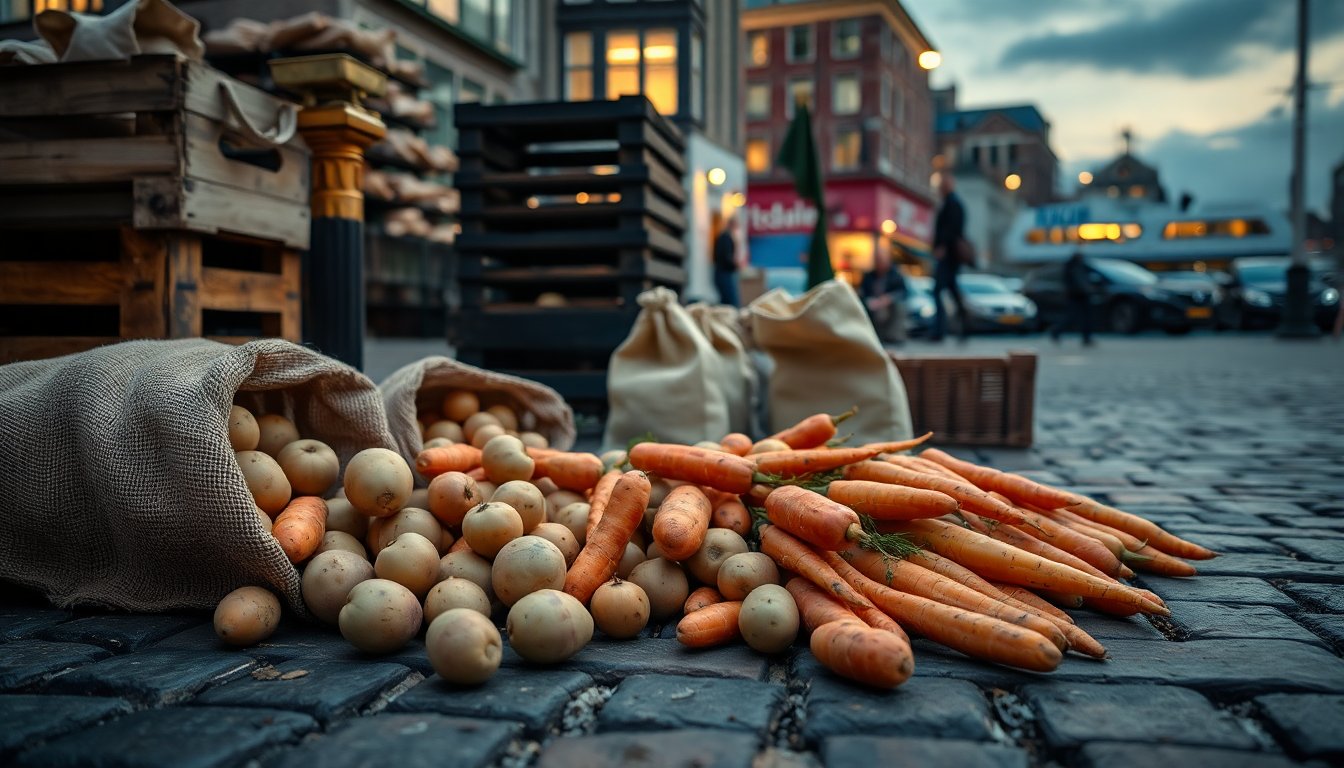 Vanavond 4 ton aardappels en 3 ton wortelen gratis op Buikslotermeerplein