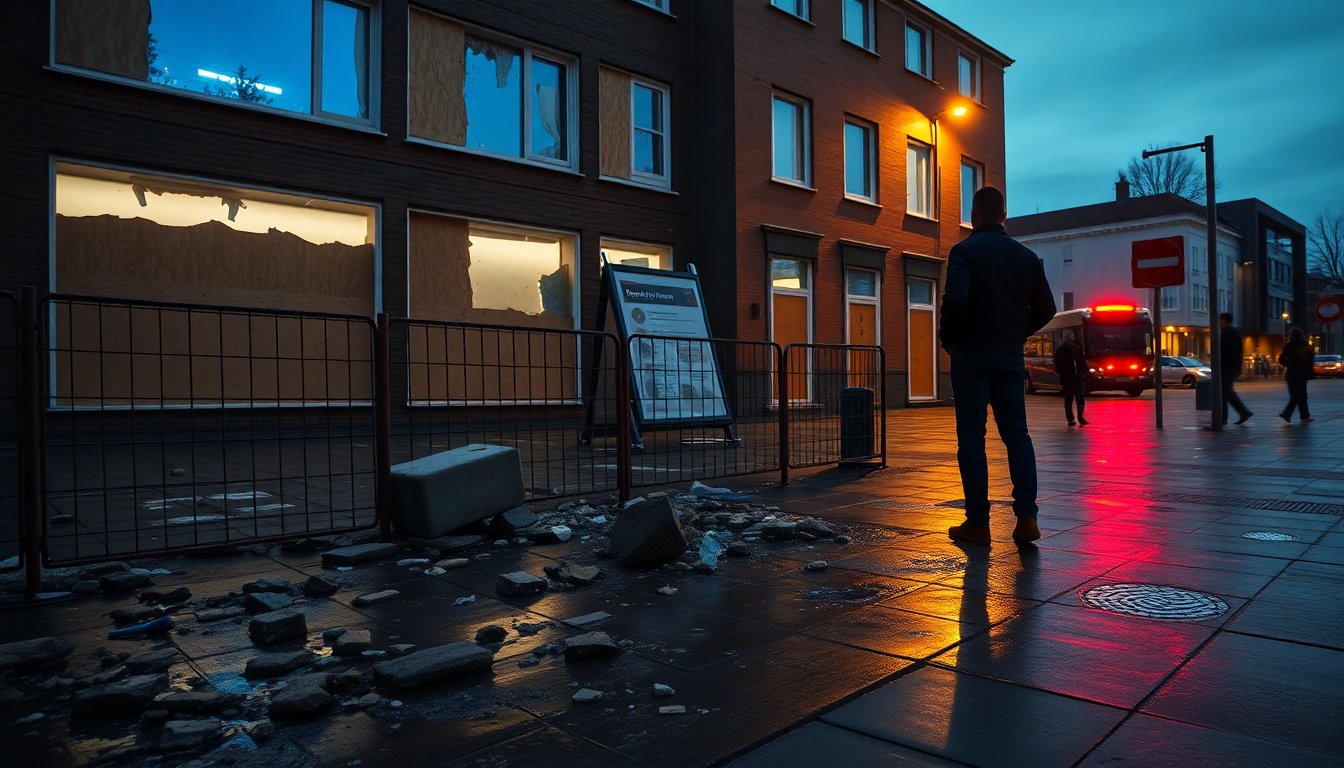 Vernielingen bij gemeentehuis Loosdrecht na onrust over tijdelijke asielopvang