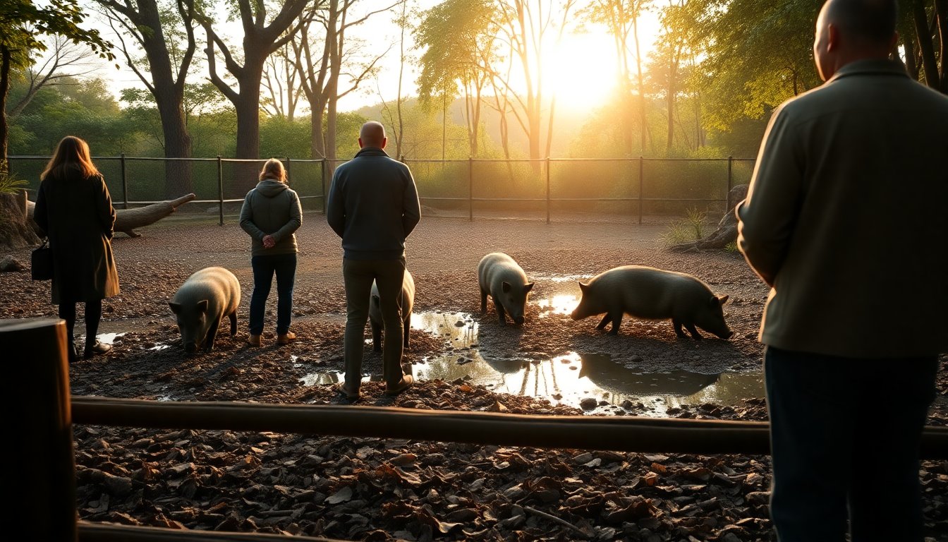 Zeldzame visayawrattenzwijnen in Artis: vier vrouwtjes uit Diergaarde Blijdorp