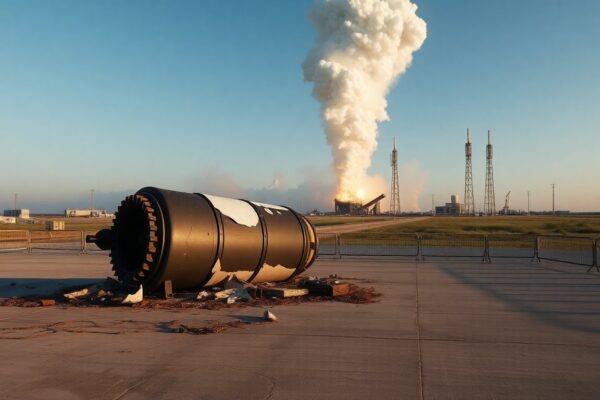 Blue Origin-raket ontploft tijdens hot-fire-test bij Cape Canaveral