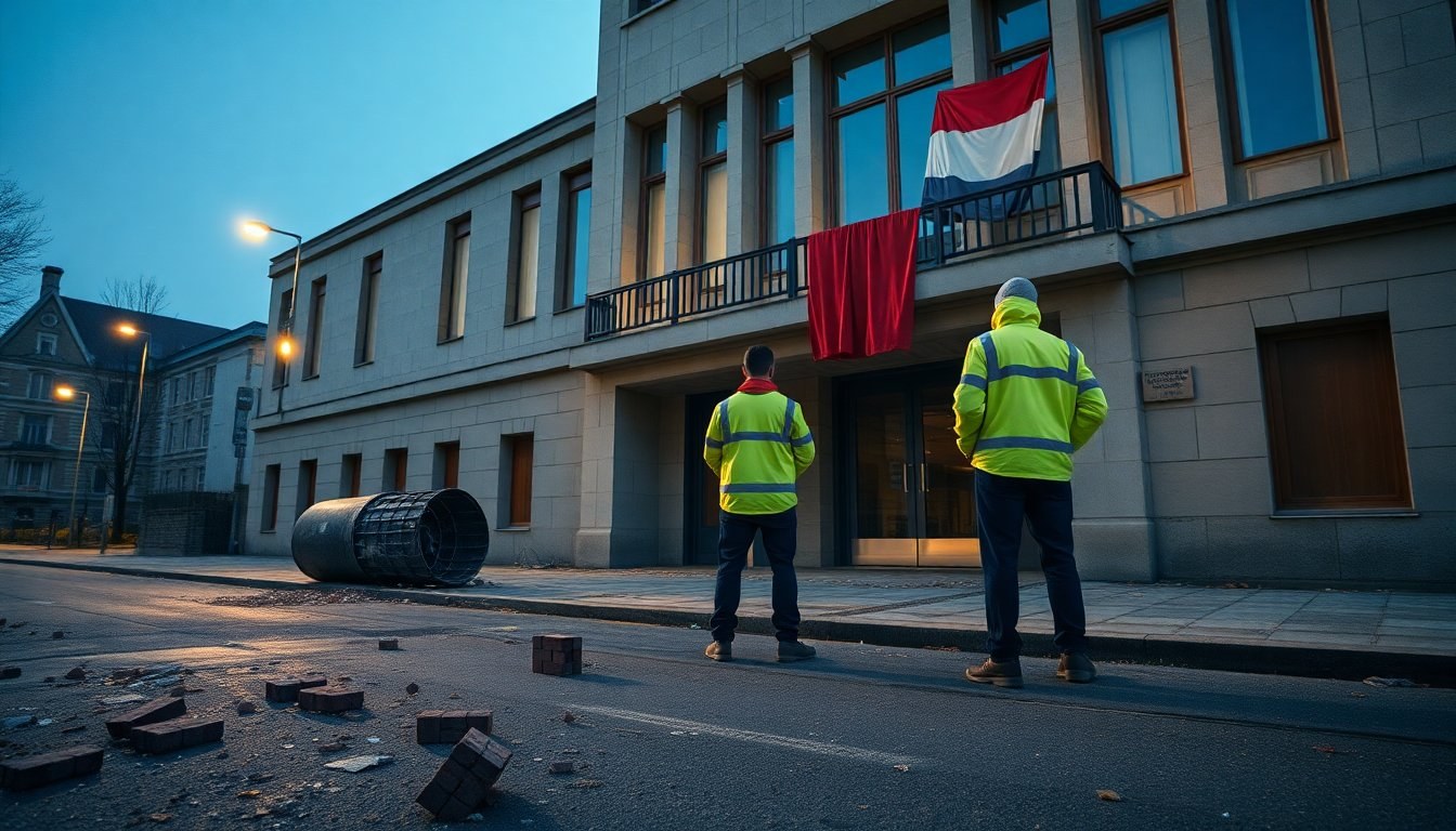 Gemeentehuis en Fulcotheater in IJsselstein beschadigd tijdens onrust rond opvang