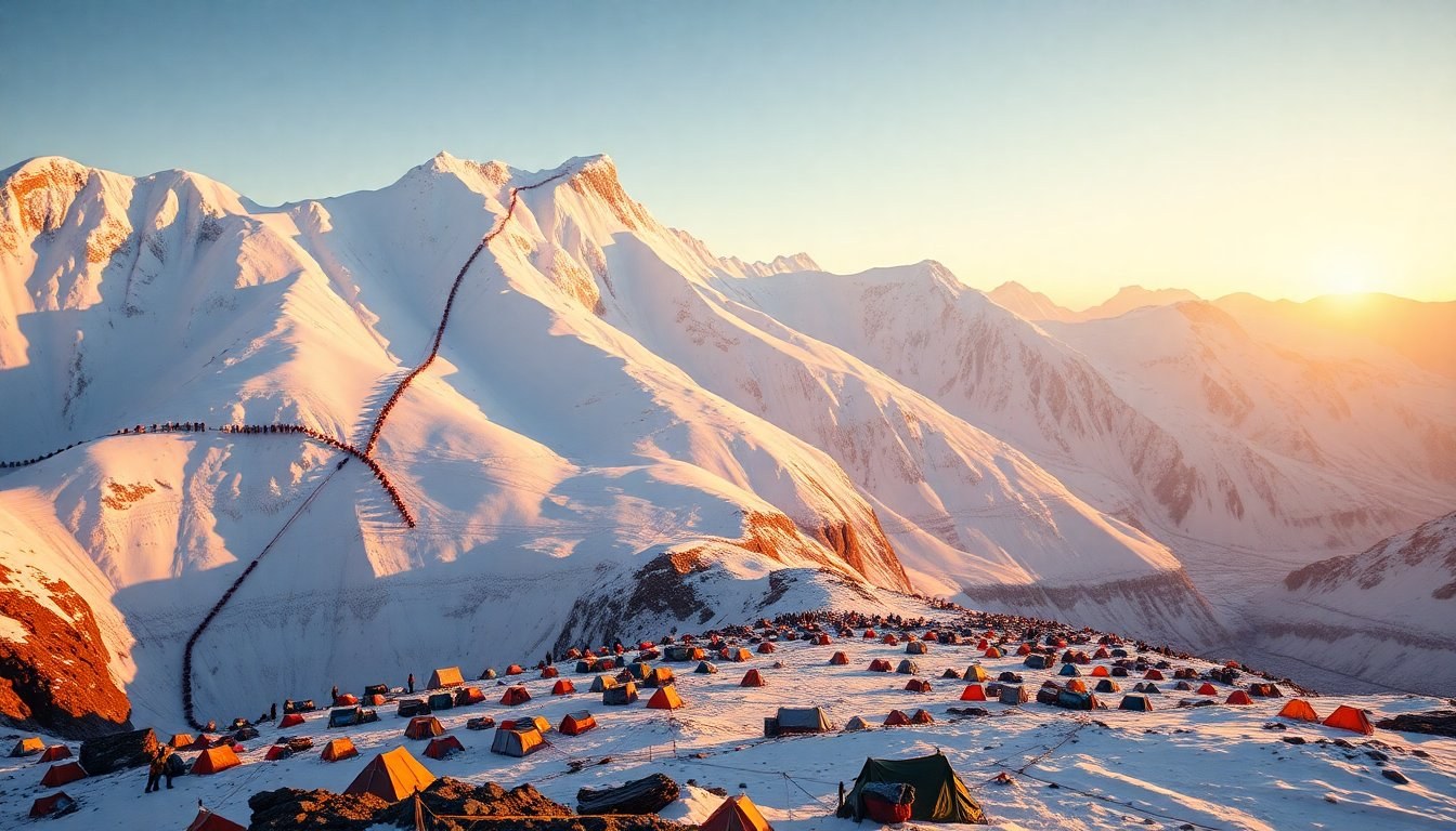 Recordaantal klimmers toegestaan op Mount Everest door Nepal