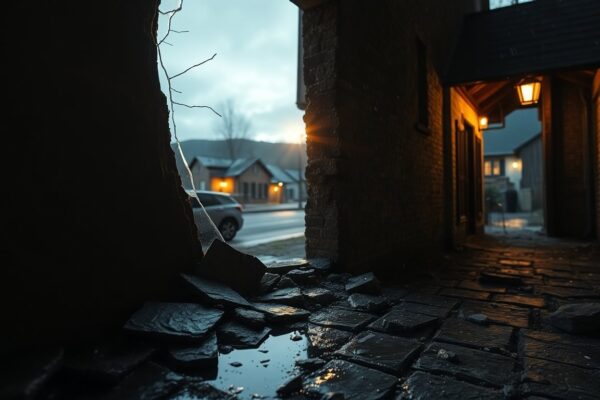 Blikseminslag Passendale 2026: huis beschadigd en stroomstoring in dorp
