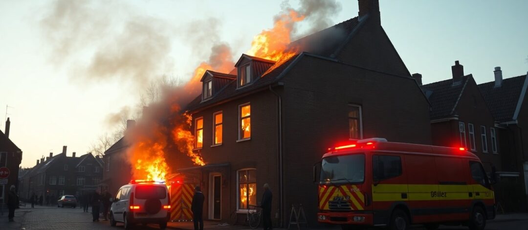 Brand in Enkhuizen: Buurtbewoners waarschuwen bewoner en voorkomen grotere ramp