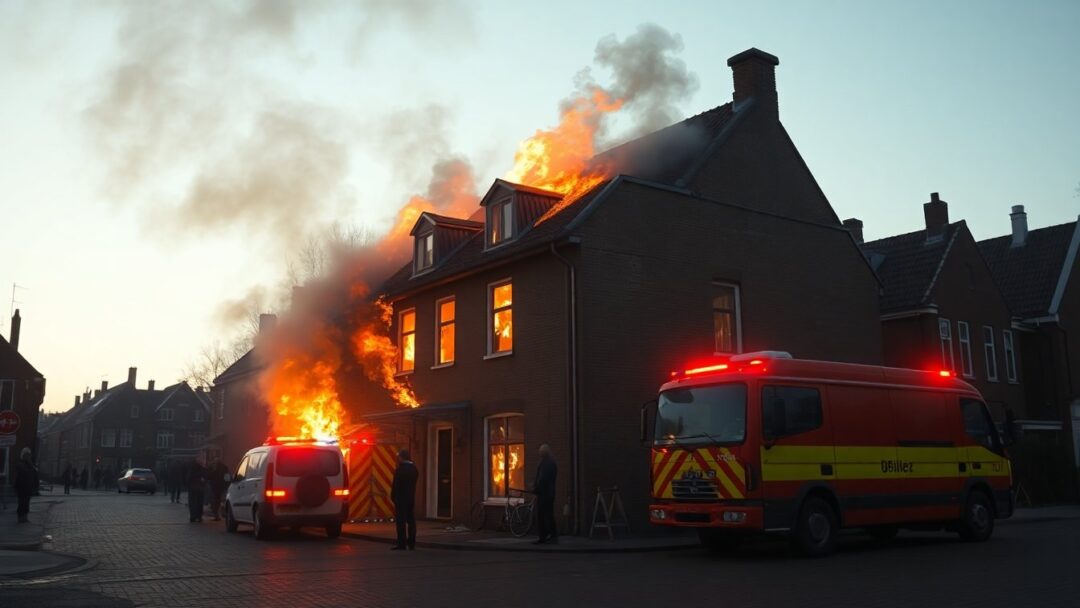 Brand in Enkhuizen: Buurtbewoners waarschuwen bewoner en voorkomen grotere ramp