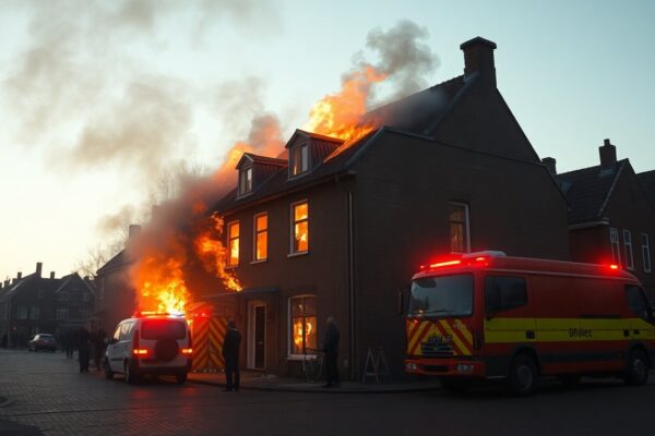 Brand in Enkhuizen: Buurtbewoners waarschuwen bewoner en voorkomen grotere ramp