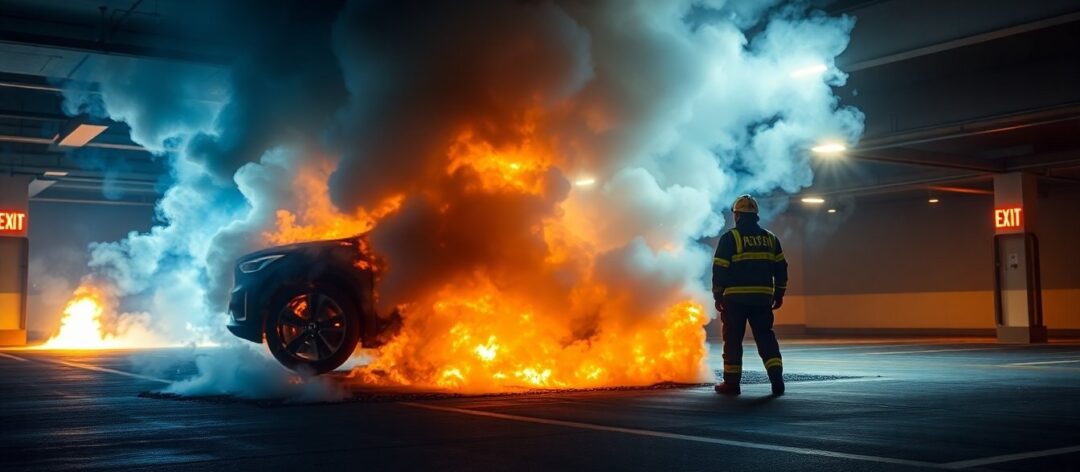 Brand in parkeergarage Rotterdam-Zuid: elektrische auto als brandhaard