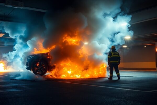 Brand in parkeergarage Rotterdam-Zuid: elektrische auto als brandhaard