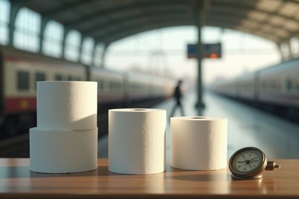 Conducteur koopt toiletpapier voor ICE-trein: video gaat viraal