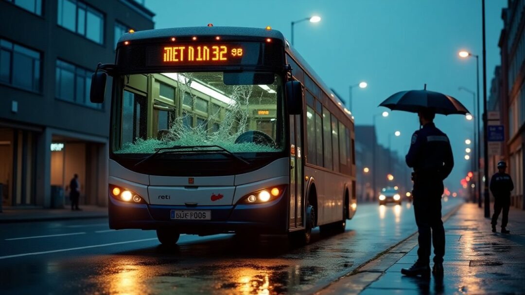 Gewonde Man en Geraakte Bus Na Schietpartij in Rotterdam