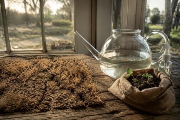 Hoe het gazon in tijden van droogte zijn betekenis verandert