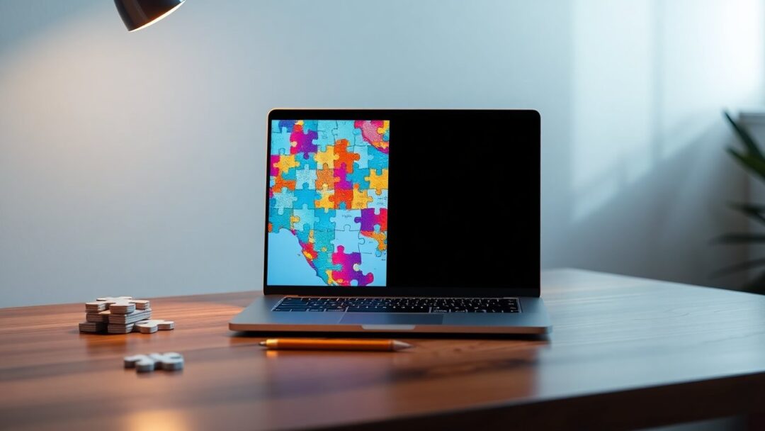 Hoe Puzzeloverzicht zich aanpast aan licht- en donkere modi