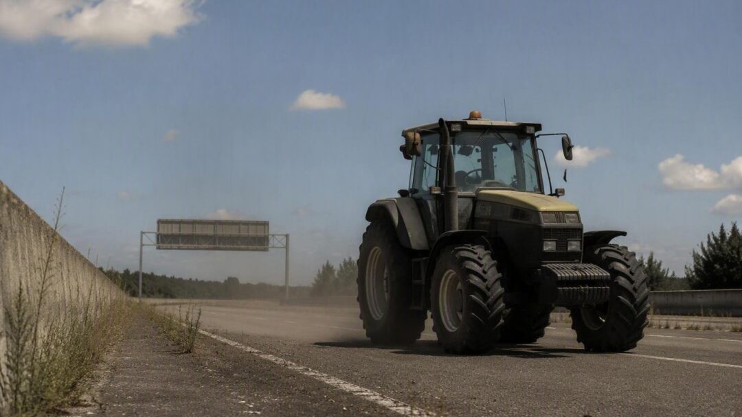 Tractorendemonstraties veroorzaken files op A35 en N351 in Nederland