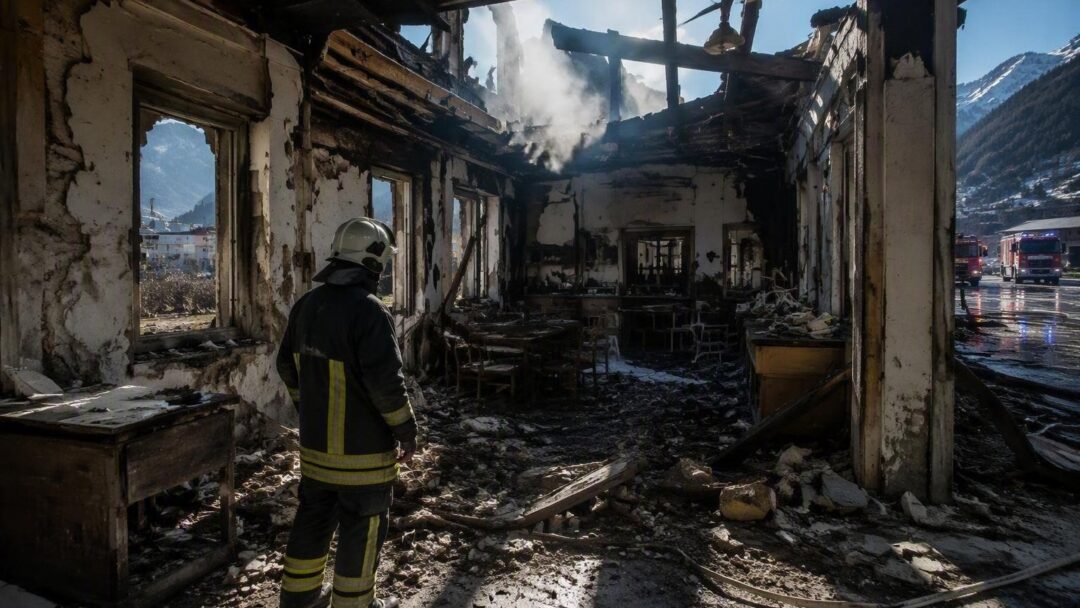 Brand in restaurant Thusis: vijf personen vermist, acht gewonden