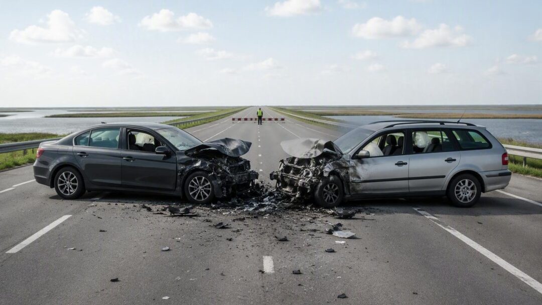 Drie doden bij frontale botsing tussen Lelystad en Enkhuizen