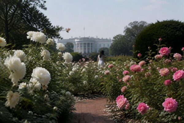 First Lady Melania Trump lacht met geruchten over haar afwezigheid